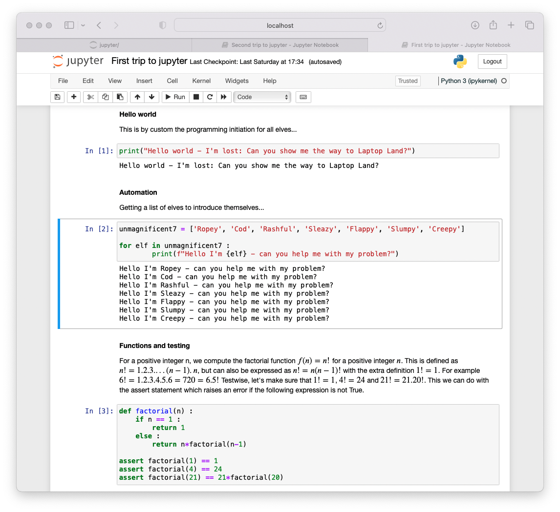 First jupyter notebook